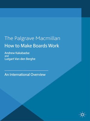 cover image of How to Make Boards Work